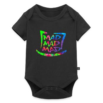 Keep Wonderland Mad Hat Hatter - Baby Premium short-sleeve bodysuit - black - Front