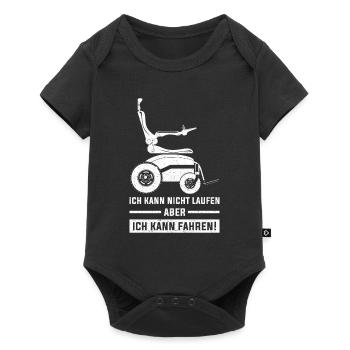 Ich kann fahren - Baby Premium Kurzarmbody - Schwarz - Vorne