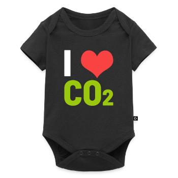 CO2 dioxyde de carbone - Body à manches courtes Premium Bébé - noir - Devant