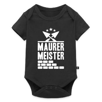 MAURER MEISTER - Baby Premium Kurzarmbody - Schwarz - Vorne