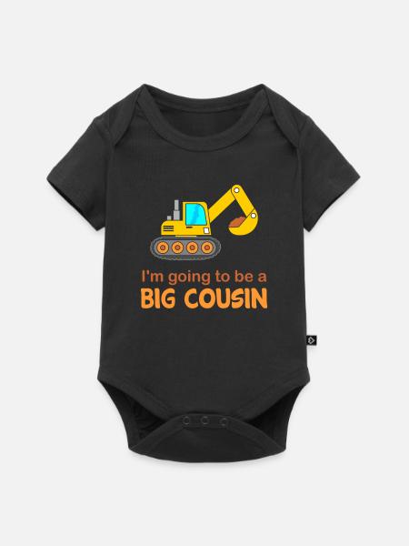 Wielki kuzyn Wielki kuzyn kopacz prezentów - Premium kortærmet baby-body  - sort