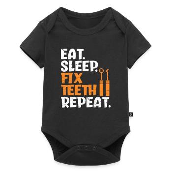 dentist - Baby Premium short-sleeve bodysuit - black - Front
