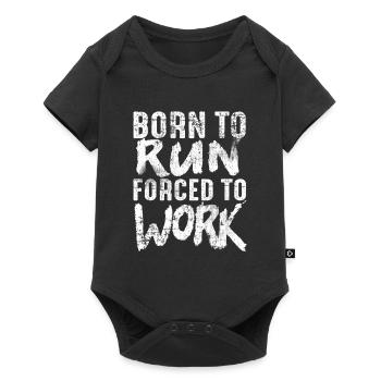 To run - Baby Premium short-sleeve bodysuit - black - Front