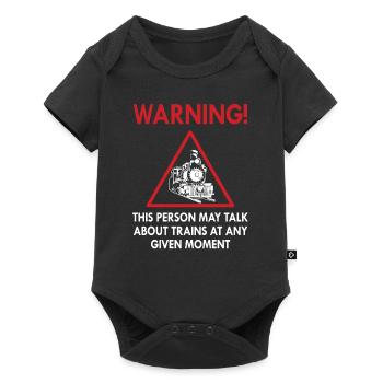 Zug - Baby Premium Kurzarmbody - Schwarz - Vorne
