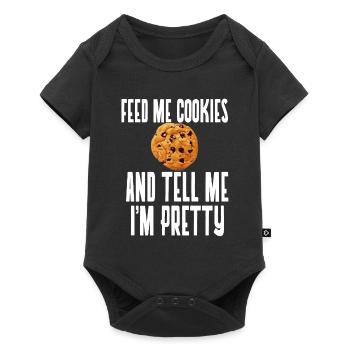 Cookie Cookie Cookies Bake Christmas Gift - Baby Premium short-sleeve bodysuit - black - Front