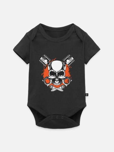 Mechaniker KFZ Auto Werkstatt Garage - Baby Premium Kurzarmbody - Schwarz