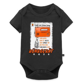 DDR nostalgie culte ménagère RG28 cadeau - Body à manches courtes Premium Bébé - noir - Devant