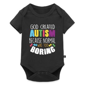 Autisme - Body à manches courtes Premium Bébé - noir - Devant