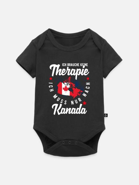 Kanada - Baby Premium Kurzarmbody - Schwarz