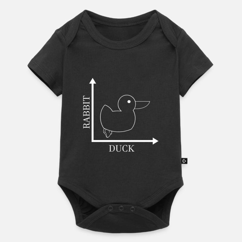 Rabbit Duck - Gone Wrong - Baby Premium Kurzarmbody - Schwarz