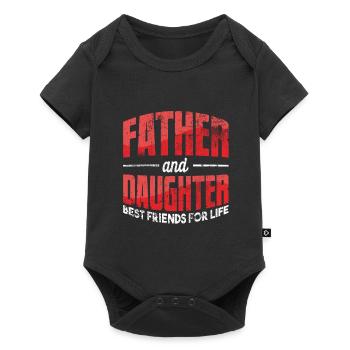father daughter - Baby Premium short-sleeve bodysuit - black - Front