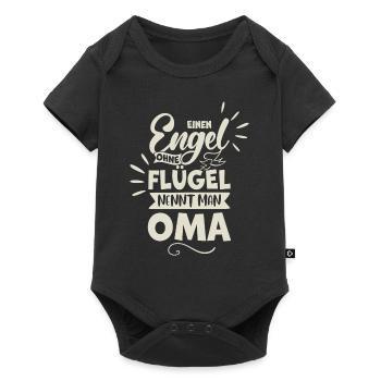 Grandma angel - Baby Premium short-sleeve bodysuit - black - Front