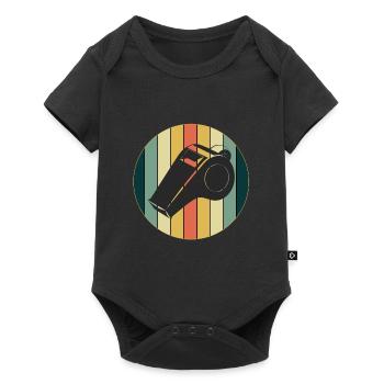 referee - Baby Premium short-sleeve bodysuit - black - Front