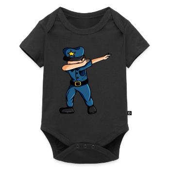 Dabbing Policeman Funny Police Dab - Baby Premium short-sleeve bodysuit - black - Front
