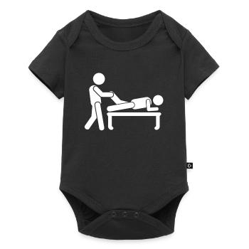 Physiotherapist - Baby Premium short-sleeve bodysuit - black - Front