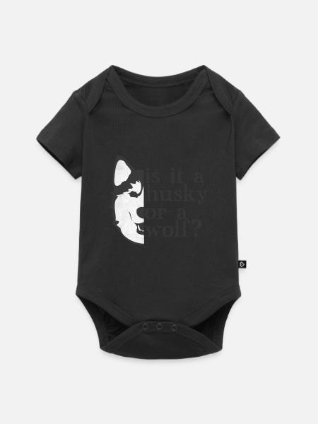 Husky - Baby Premium Kurzarmbody - Schwarz