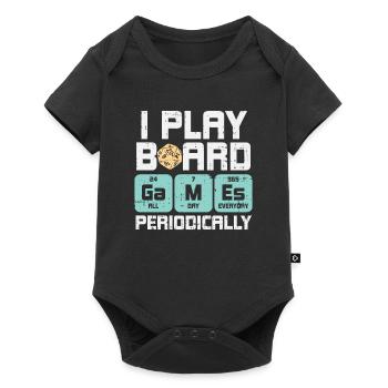 D20 shirt - Baby Premium short-sleeve bodysuit - black - Front