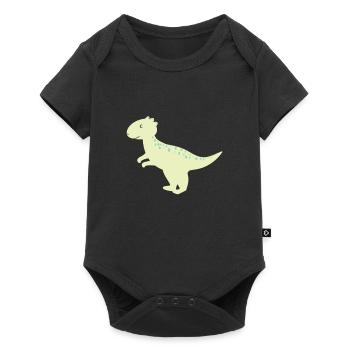 enfants Dino - Body à manches courtes Premium Bébé - noir - Devant