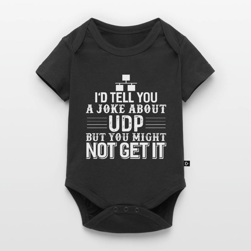 Informatik UDP Witz Computer Programmierer Baby Premium Kurzarmbody