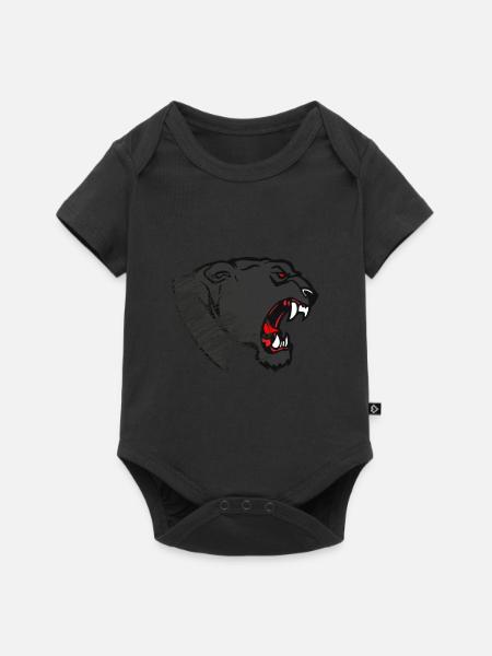 Panther - Baby Premium Kurzarmbody - Schwarz