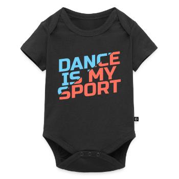 La danse est mon cadeau de sport Professeur d'esprit salsa hip hop - Body à manches courtes Premium Bébé - noir - Devant