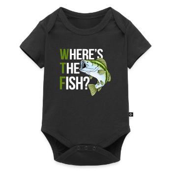 Wheres The Fish - Baby Premium short-sleeve bodysuit - black - Front