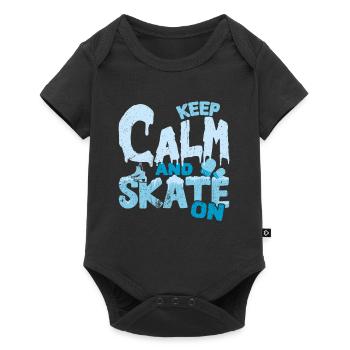 Patins à roulettes - Body à manches courtes Premium Bébé - noir - Devant