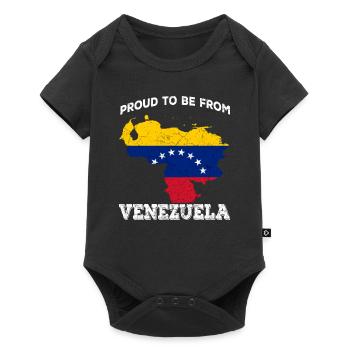 Venezuela - Baby Premium short-sleeve bodysuit - black - Front
