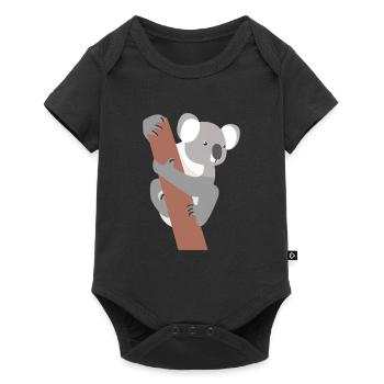 Koala bear - Baby Premium short-sleeve bodysuit - black - Front