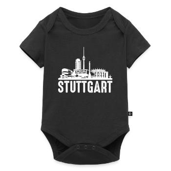 Stuttgart - Body à manches courtes Premium Bébé - noir - Devant