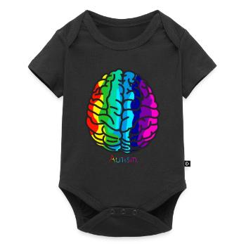 autism - Baby Premium short-sleeve bodysuit - black - Front