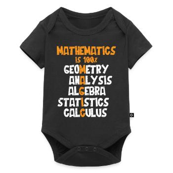 Mathematics is 100% Magic, Statistic, Calculus - Baby Premium short-sleeve bodysuit - black - Front