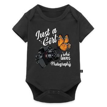 photographer - Baby Premium short-sleeve bodysuit - black - Front