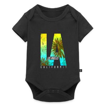 Los Angeles LA - Baby Premium short-sleeve bodysuit - black - Front
