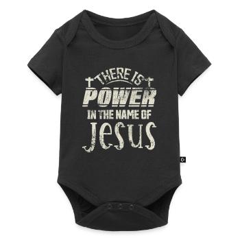 Jesus - Baby Premium short-sleeve bodysuit - black - Front