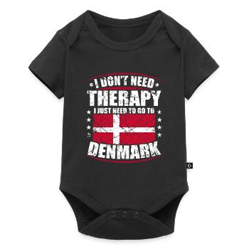 Danemark Danois Cadeau danois Copenhague - Body à manches courtes Premium Bébé - noir - Devant