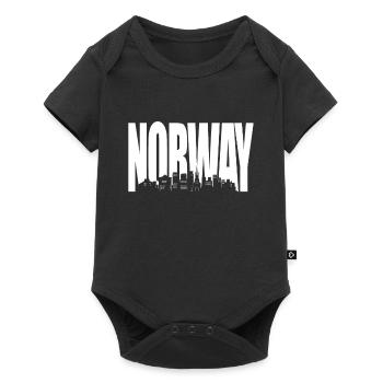 Norvège - Body à manches courtes Premium Bébé - noir - Devant