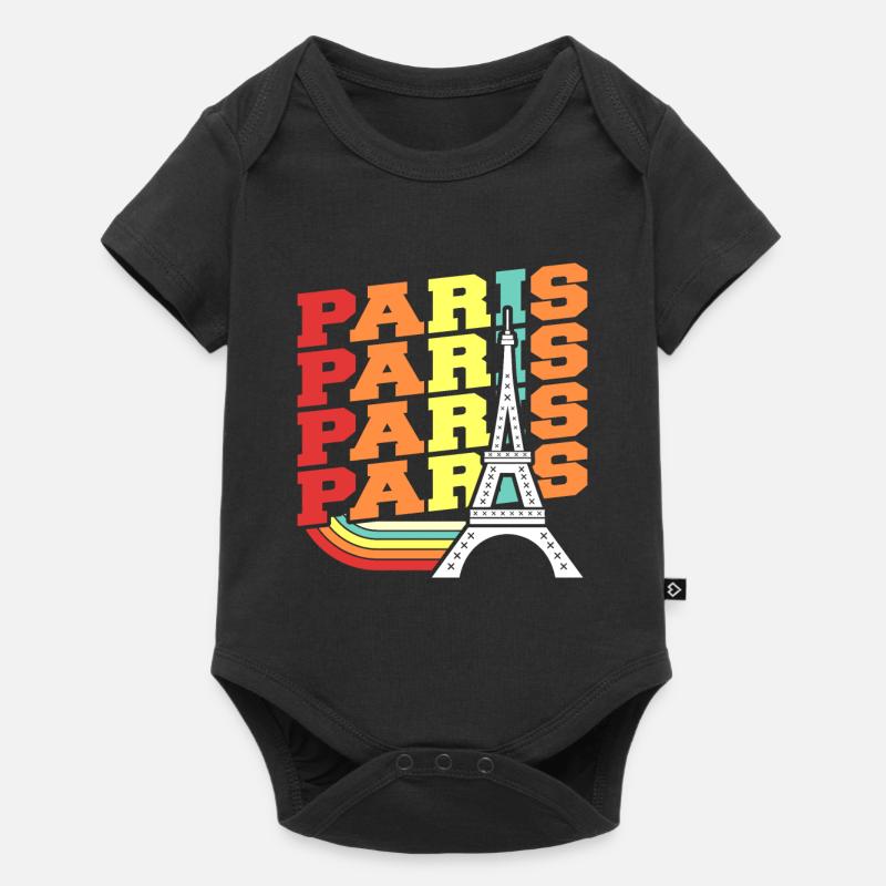 Paris - Body à manches courtes Premium Bébé - noir