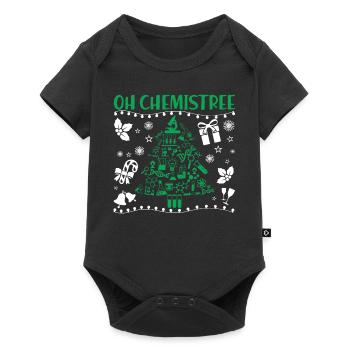Chimie de Noël Oh Chimistree - Body à manches courtes Premium Bébé - noir - Devant