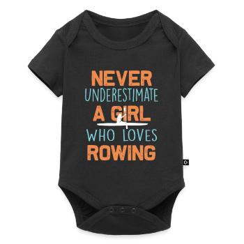 aviron - Body à manches courtes Premium Bébé - noir - Devant