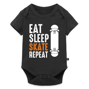Skateboard - Body à manches courtes Premium Bébé - noir - Devant
