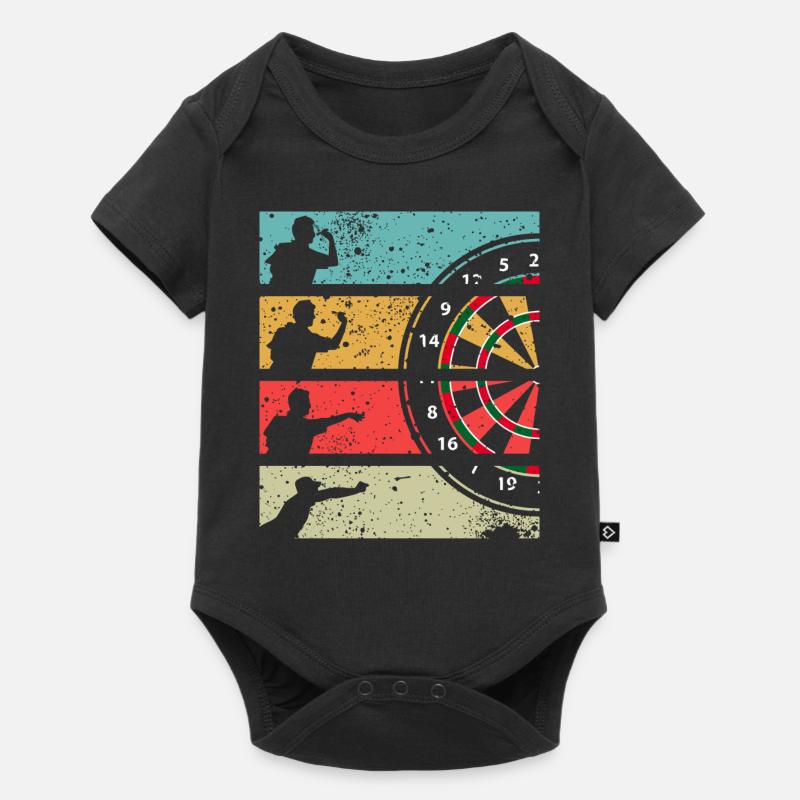 Dart - Baby Premium Kurzarmbody - Schwarz