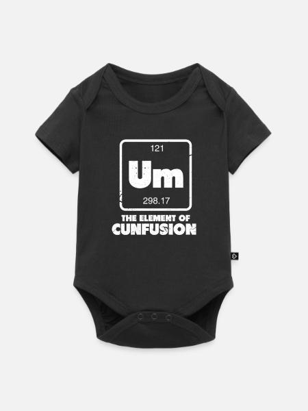 Um Element - Baby Premium Kurzarmbody - Schwarz
