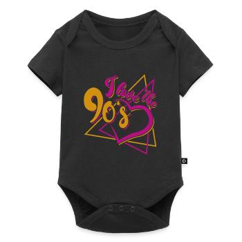 I love the 90s - Baby Premium short-sleeve bodysuit - black - Front