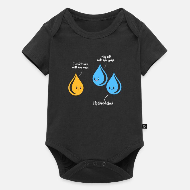 science - Body à manches courtes Premium Bébé - noir