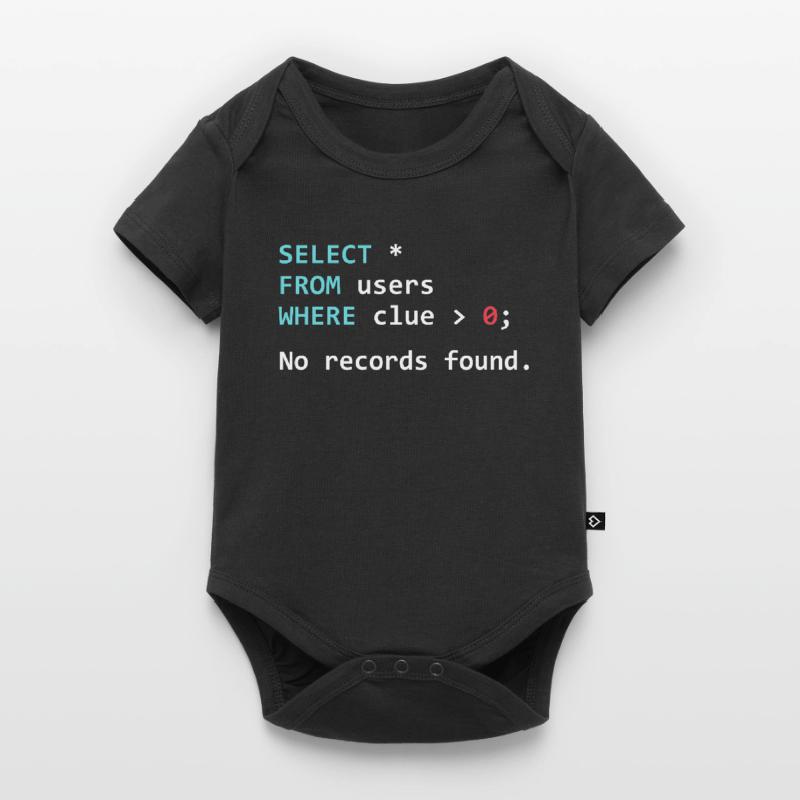 Funny Programmer Gift SQL Query Baby Premium short-sleeve bodysuit