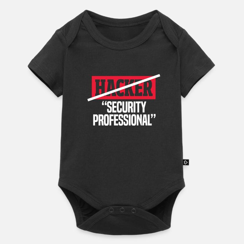 Hacker - Baby Premium Kurzarmbody - Schwarz