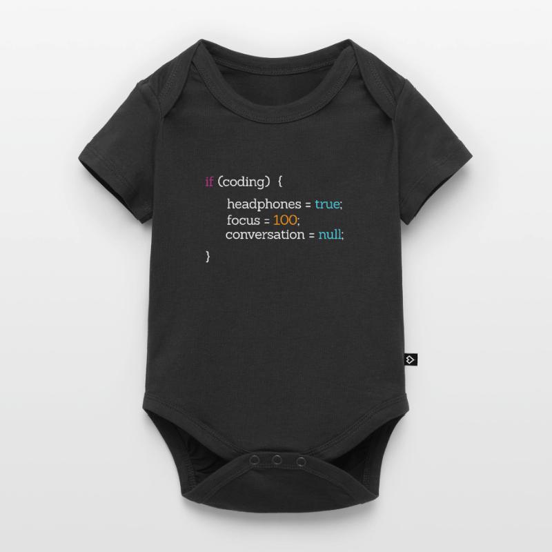Coder Baby Premium Kurzarmbody