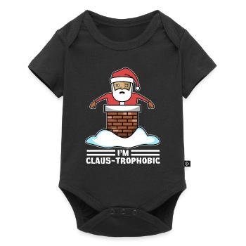 Weihnachtsmann Schornstein Im Claus-trophobic - Baby Premium Kurzarmbody - Schwarz - Vorne