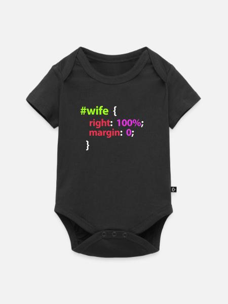 Programmierer - Baby Premium Kurzarmbody - Schwarz